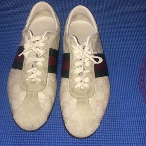 White Gucci Casual Shoes